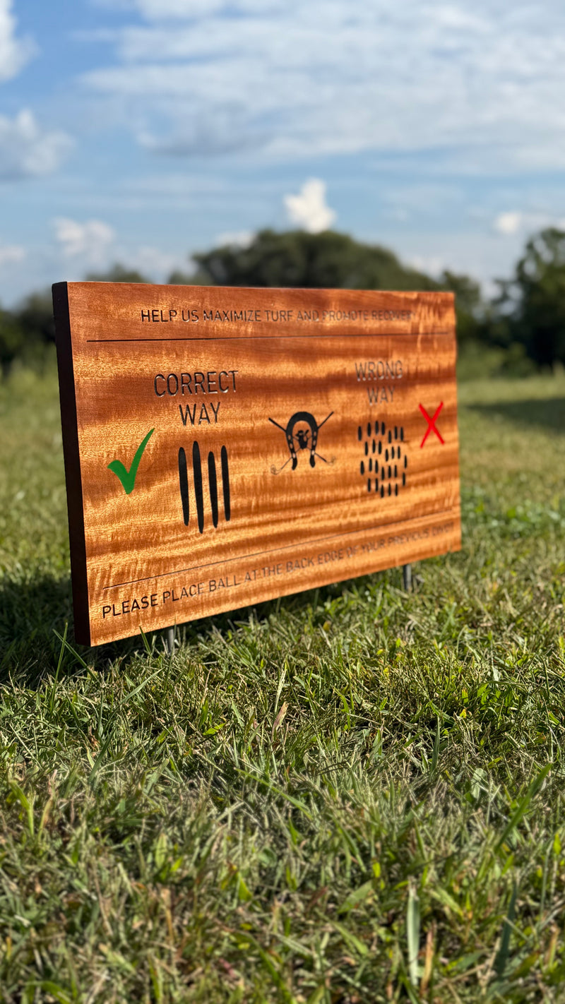 Back Scratch Sign Yardage Markers – Scratch Sign Co.